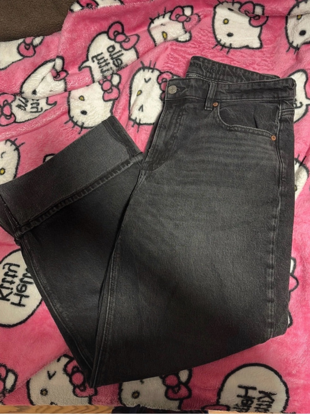 American Eagle Black Women’s High-Waist Jeans size 12